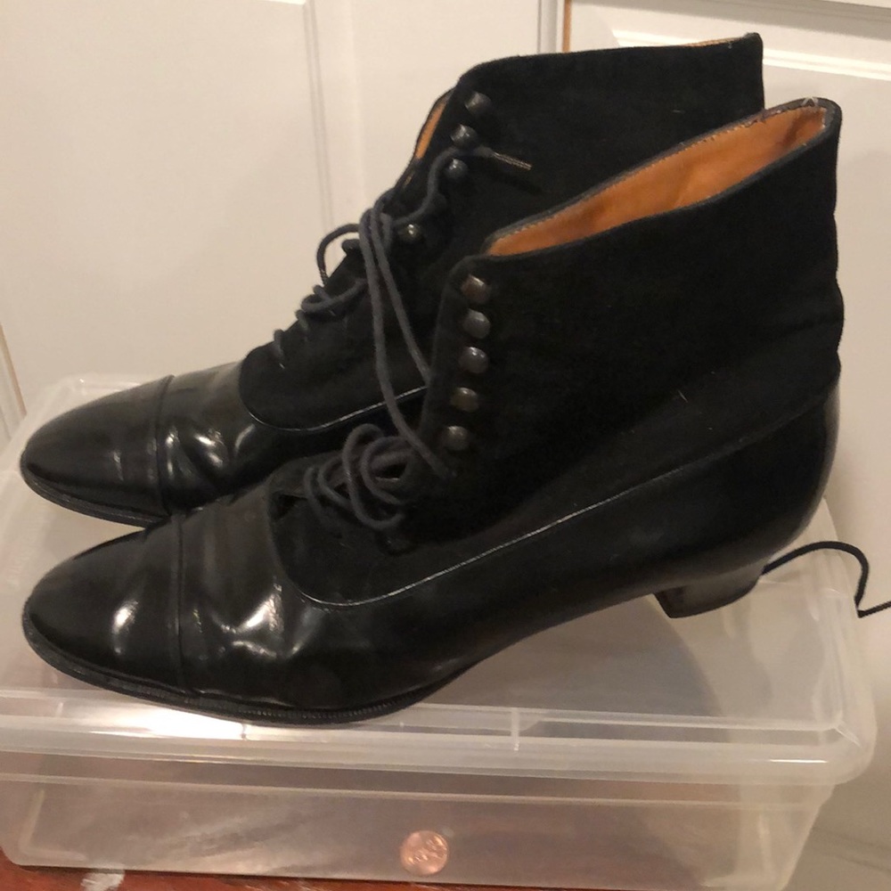 Vintage Ralph Lauren collection lace up boots